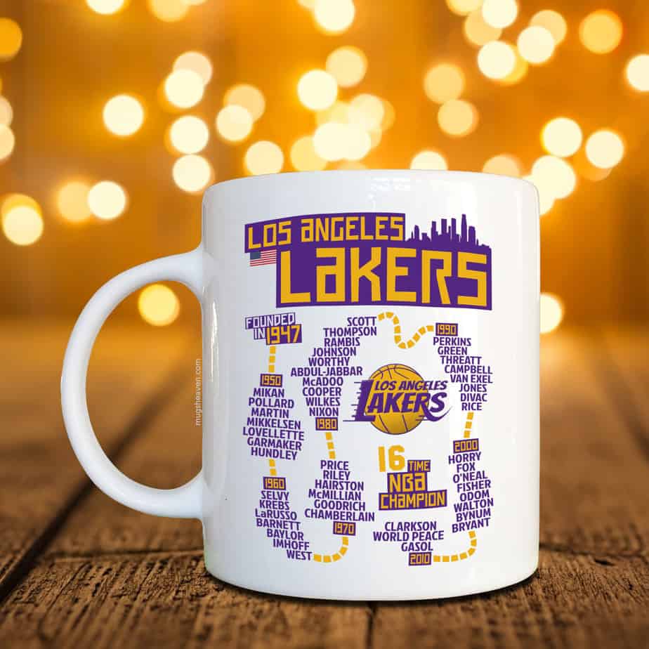 Los Angeles Lakers Mug, NBA Los Angeles Lakers Coffee Mug ...