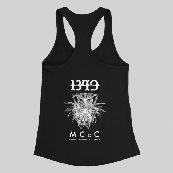 1349 Tank Top, 1349 Massive Cauldron of Chaos MCOC Black Tank Top - Image 2