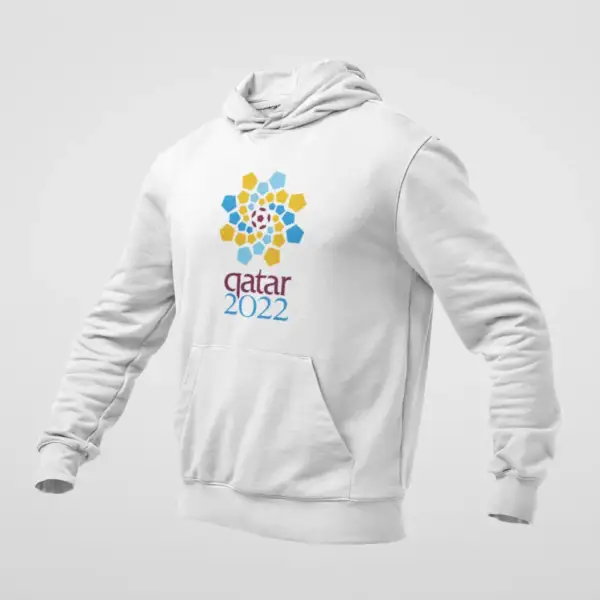 2022 World Cup Hoodie, World Cup Qatar 2022 White Hoodie