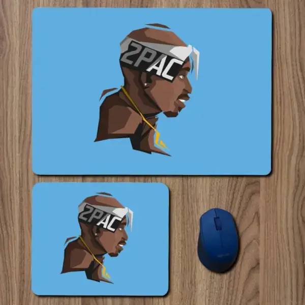 2pac Mouse Pad, Tupac Large Mousepad for Gamers