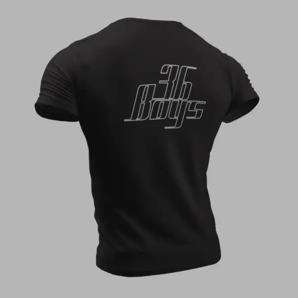 36 Boys T-Shirt, 36 Boys Gang Black T-Shirt - Image 2