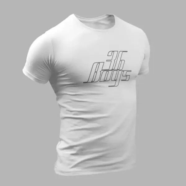 36 Boys T-Shirt, 36 Boys Gang White T-Shirt