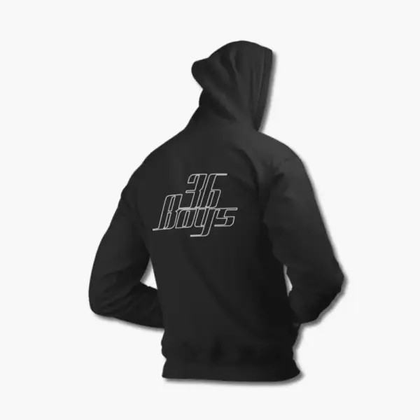 36 Boys Zip Hoodie, 36 Boys Gang Black Zip Hoodie