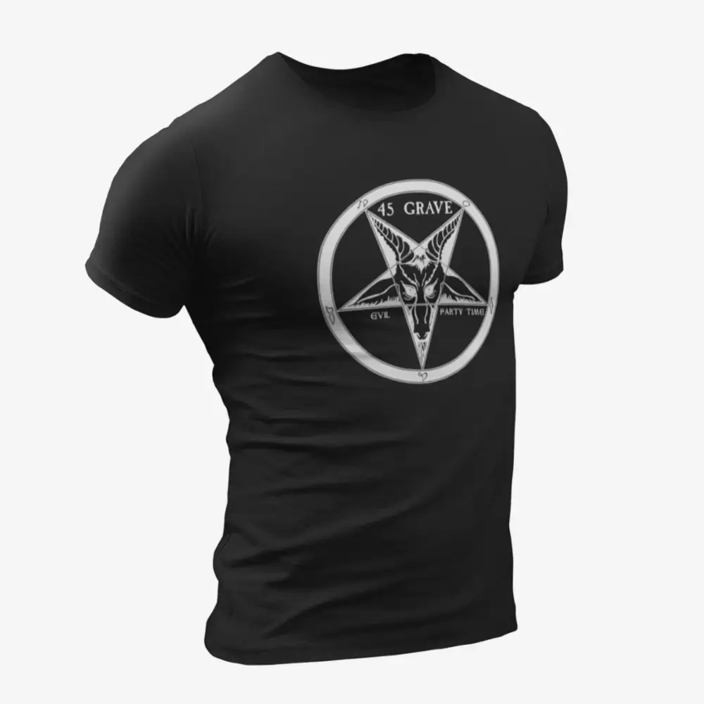 45 Grave T-Shirt, 45 Grave Evil Party Time Black T-Shirt
