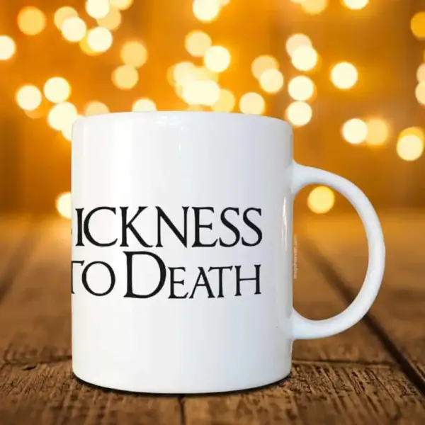 A Sickness Unto Death Mug, A Sickness Unto Death Logo Coffee Mug - Image 2