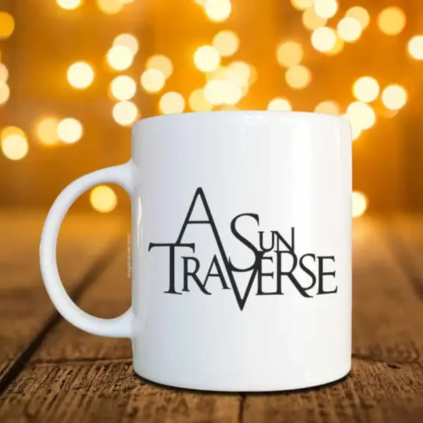 A Sun Traverse Mug, A Sun Traverse Logo Coffee Mug, Doom Metal