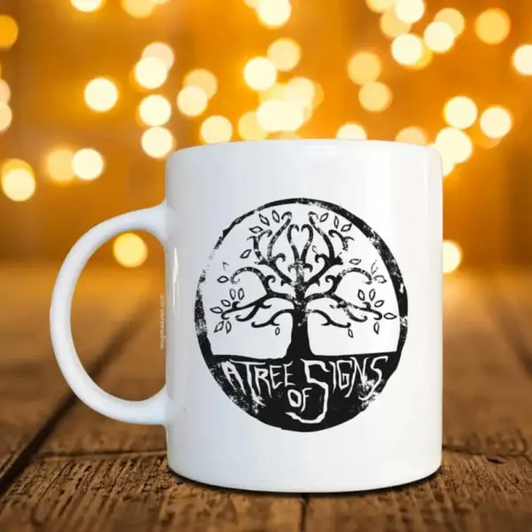 A Tree of Signs Mug, A Tree of Signs Logo Coffee Mug