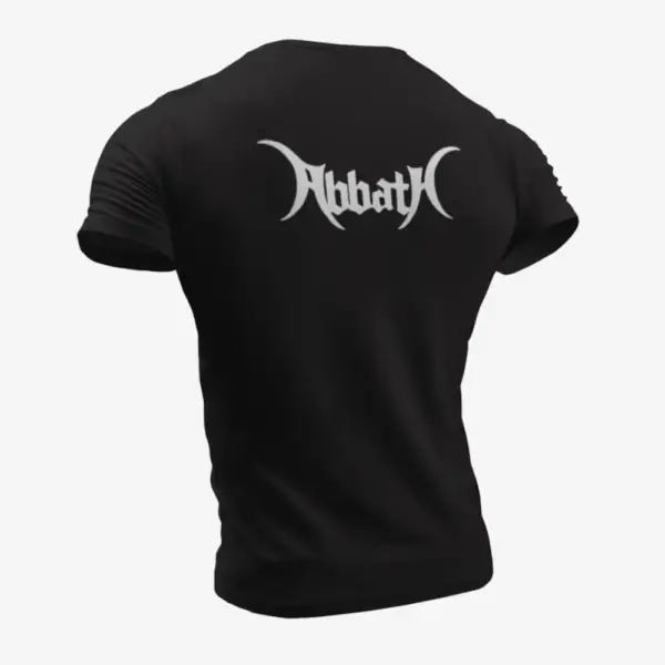 Abbath T-Shirt, Abbath Logo Black T-Shirt - Image 2
