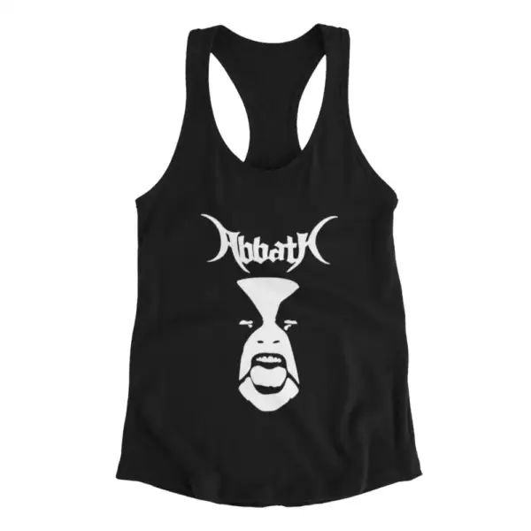 Abbath Tank Top, Abbath Artwork Black Tank Top