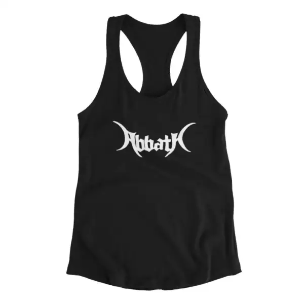 Abbath Tank Top, Abbath Logo Black Tank Top