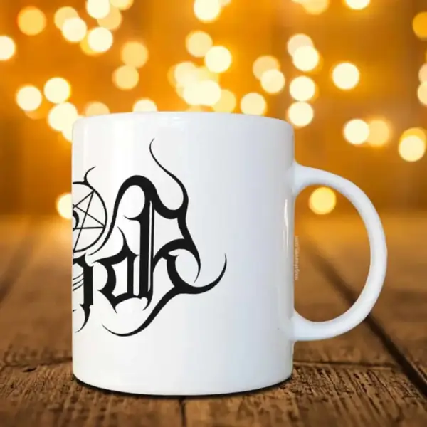 Abhor Band Mug Abaton Band Logo Coffee Mug - Image 2