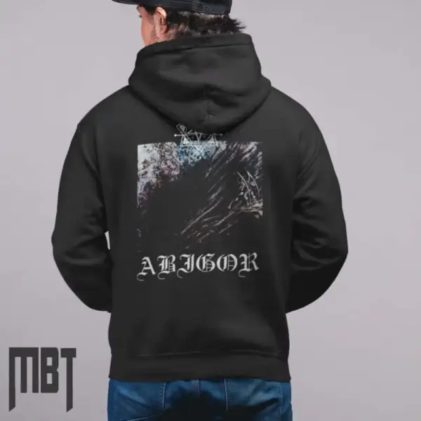 Abigor Band Hoodie, Abigor ANTM Cover Hooded Sweatshirt - Image 2