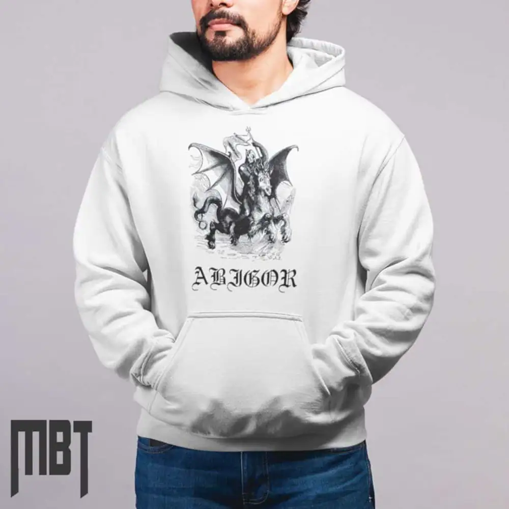 Abigor Band Hoodie, Abigor Artwork Hooded Sweatshirt