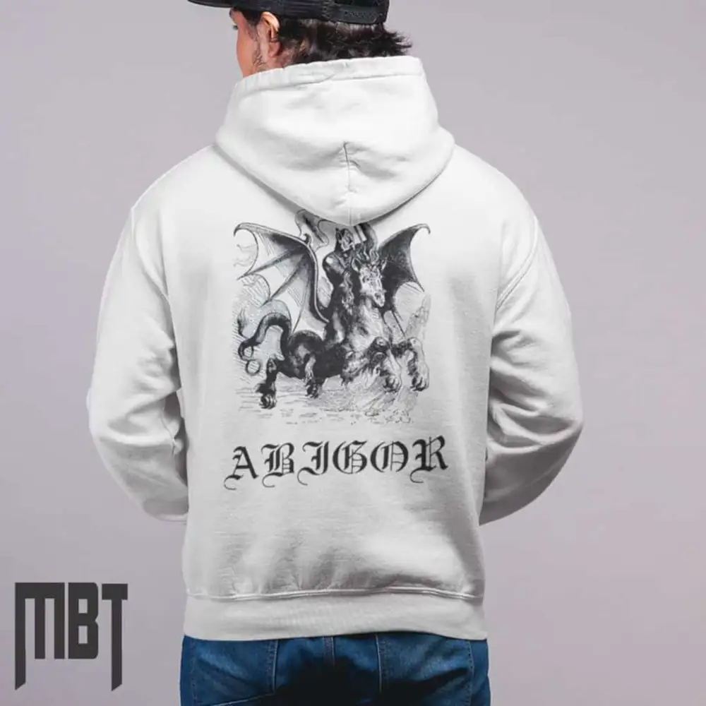 Abigor Band Hoodie, Abigor Artwork Hooded Sweatshirt - Image 2