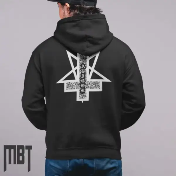 Abigor Band Hoodie, Abigor Logo Hooded Sweatshirt - Image 2