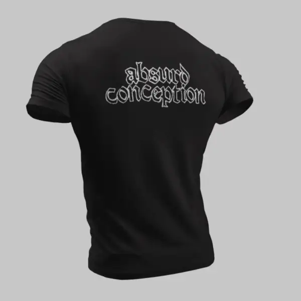 Absurd Conception T-Shirt, Absurd Conception Logo Black T-Shirt - Image 2