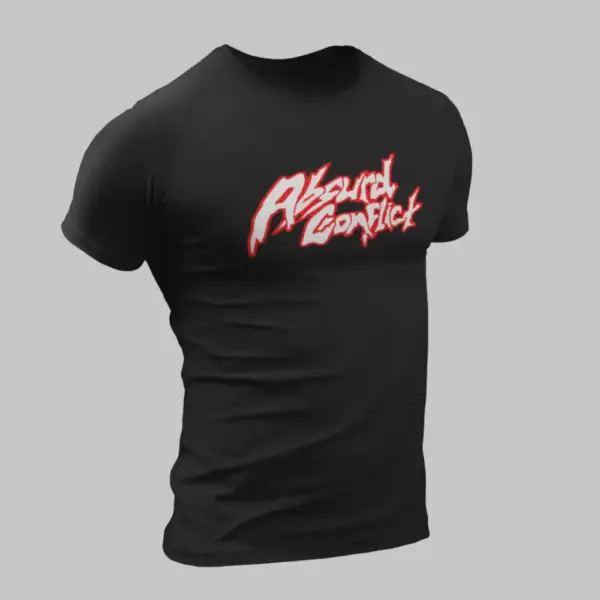 Absurd Conflict T-Shirt, Absurd Conflict Logo Black T-Shirt