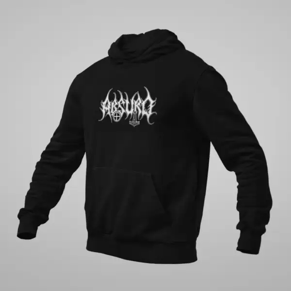 Absurd Hoodie, Absurd Logo Black Sweatshirt
