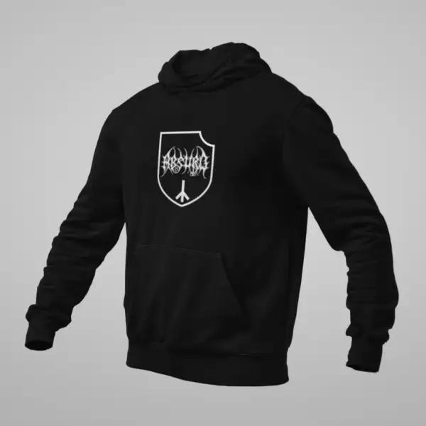 Absurd Hoodie, Absurd Logo Black Sweatshirt
