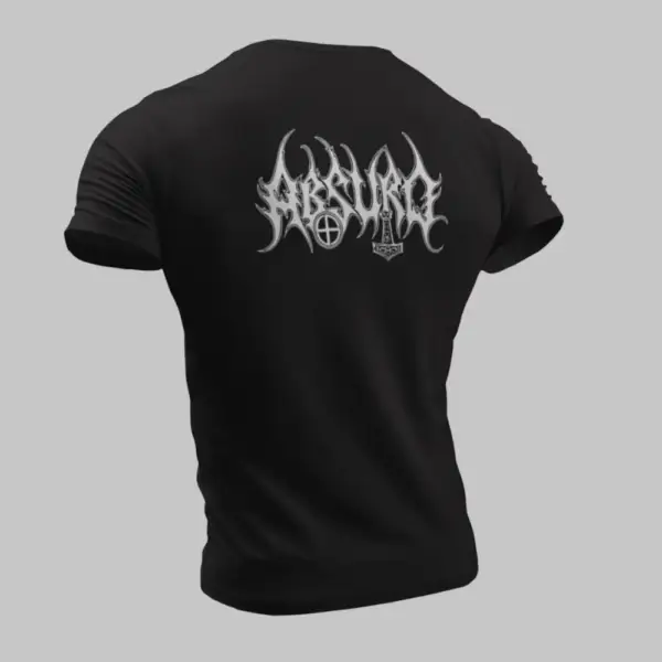 Absurd T-Shirt, Absurd Logo Black T-Shirt - Image 2