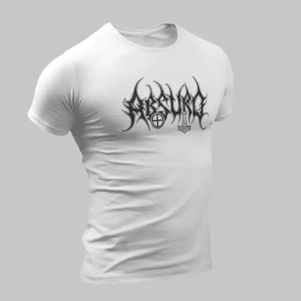 Absurd T-Shirt, Absurd Logo White T-Shirt