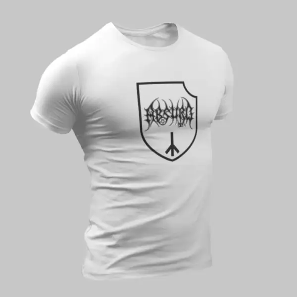 Absurd T-Shirt, Absurd Logo White T-Shirt