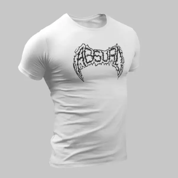 Absurd T-Shirt, Absurd Logo White T-Shirt