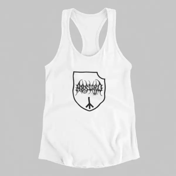 Absurd Tank Top, Absurd Logo White Athlete