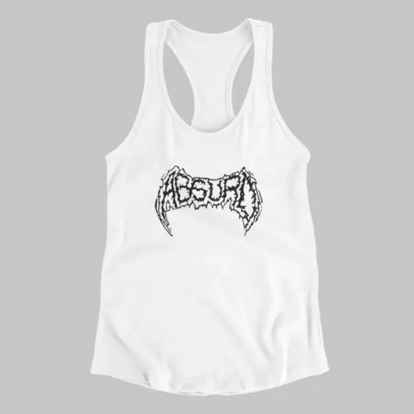 Absurd Tank Top, Absurd Logo White Athlete