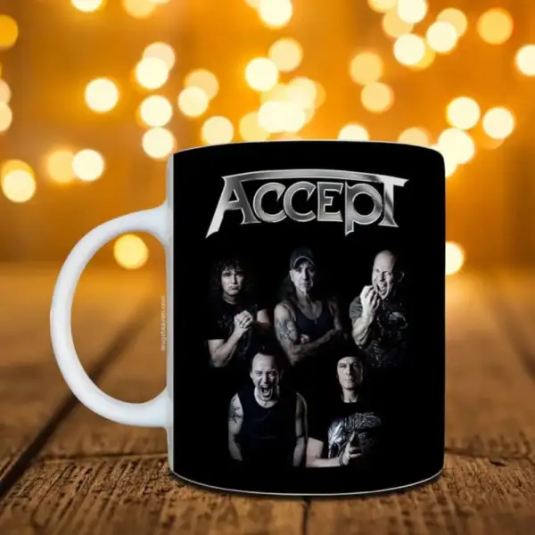 Accept Band Mug, Accept Logo Coffee Mug
