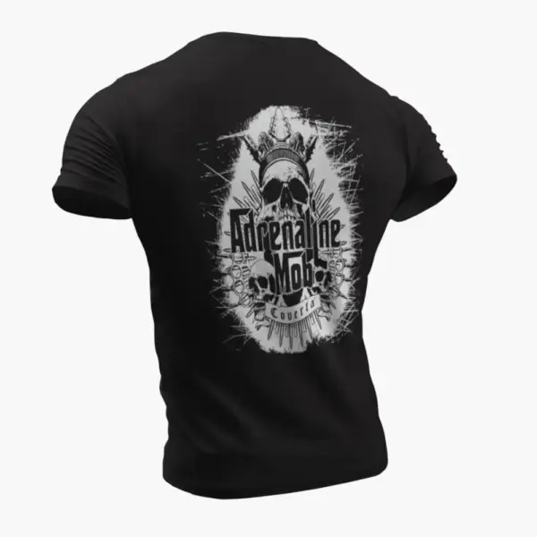 Adrenaline Mob T-Shirt, Adrenaline Mob Artwork Black T-Shirt - Image 2