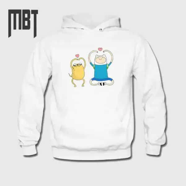 Adventure Time Hoodie, Adventure Time Finn and Jake Hooded Sweatshirt