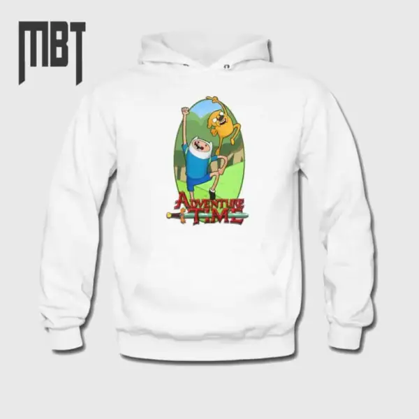 Adventure Time Hoodie, Adventure Time Finn and Jake Hooded Sweatshirt