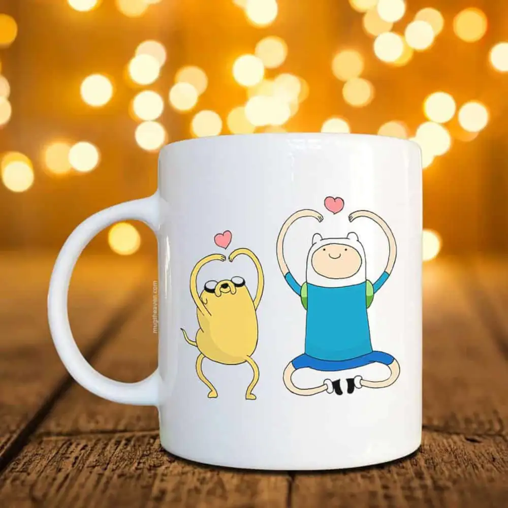 Adventure Time Mug, Adventure Time Finn and Jake Coffee Mug #1