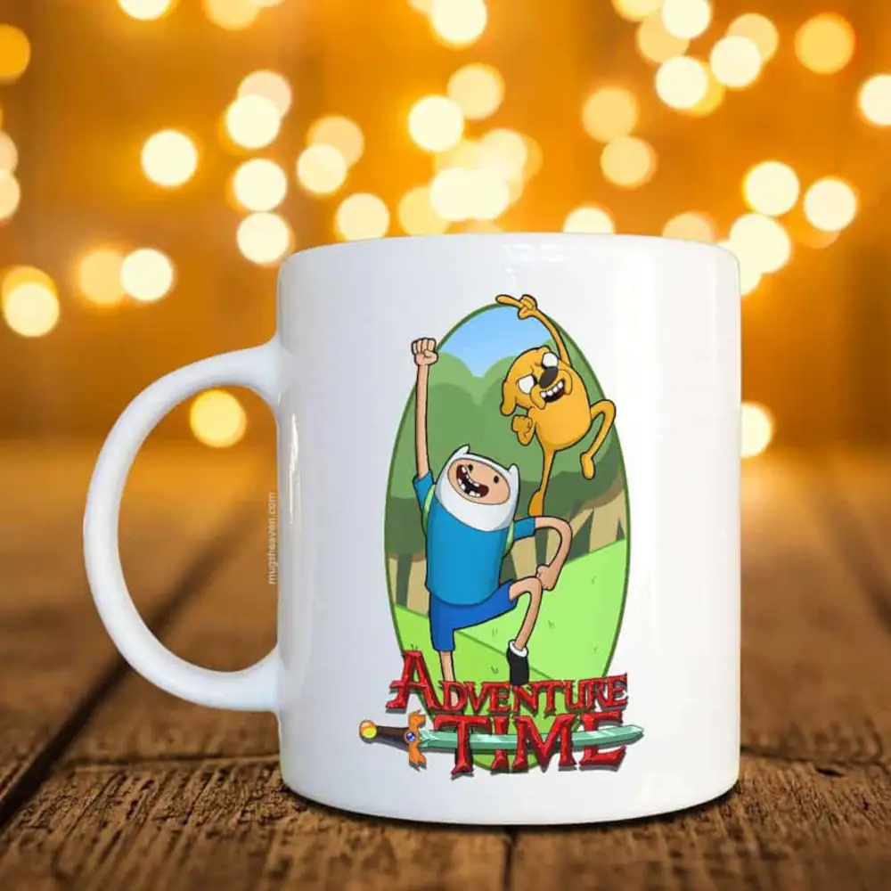 Adventure Time Mug, Adventure Time Finn and Jake Coffee Mug #2