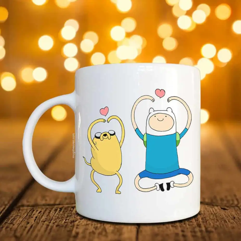 Adventure Time Mug, Finn and Jake Coffee Mug
