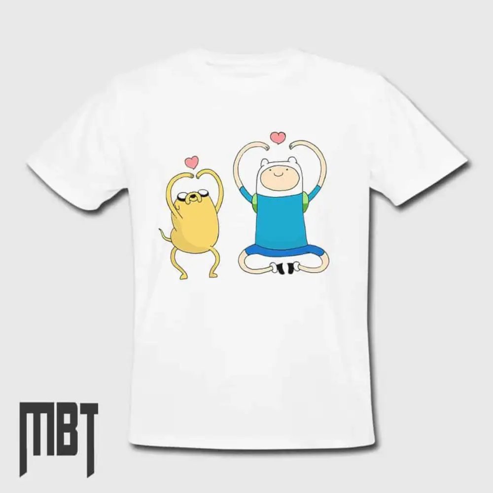 Adventure Time T-Shirt, Adventure Time Finn and Jake Tee-Shirt #1