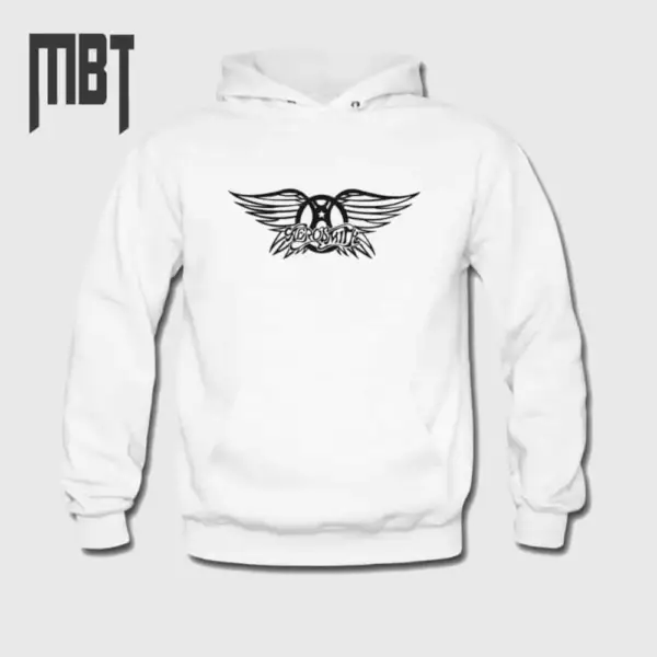 Aerosmith Band Hoodie, Aerosmith Logo Hooded Sweatshirt
