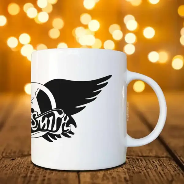 Aerosmith Band Mug, Aerosmith Logo Coffee Mug #4 - Image 2