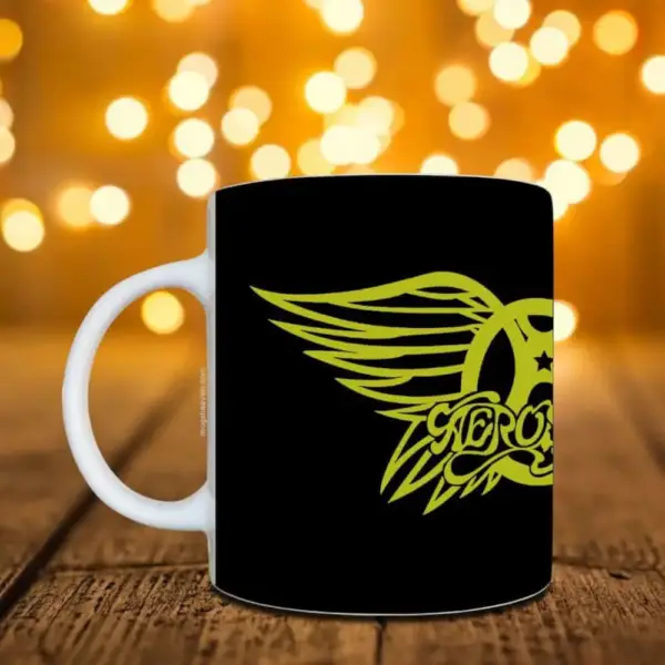 Aerosmith Band Mug, Aerosmith Logo Coffee Mug