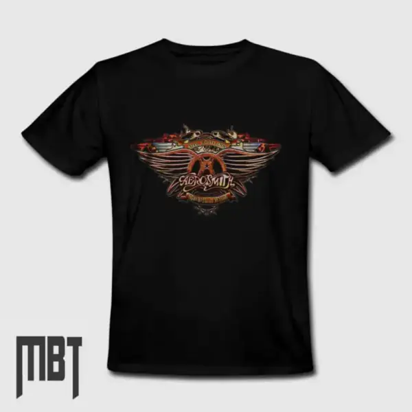 Aerosmith Band T-Shirt, Aerosmith Logo Tee-Shirt #2