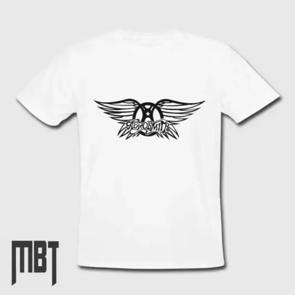 Aerosmith Band T-Shirt, Aerosmith Logo Tee-Shirt