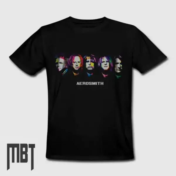 Aerosmith Band T-Shirt, Aerosmith Members Tee-Shirt