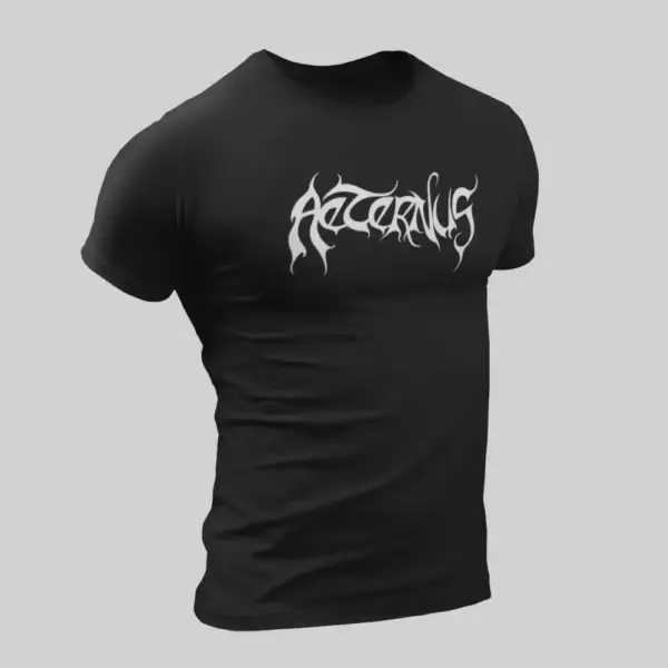 Aeternus T-Shirt, Aeternus Logo Black T-Shirt