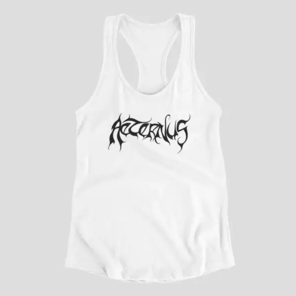 Aeternus Tank Top, Aeternus Logo White Athlete
