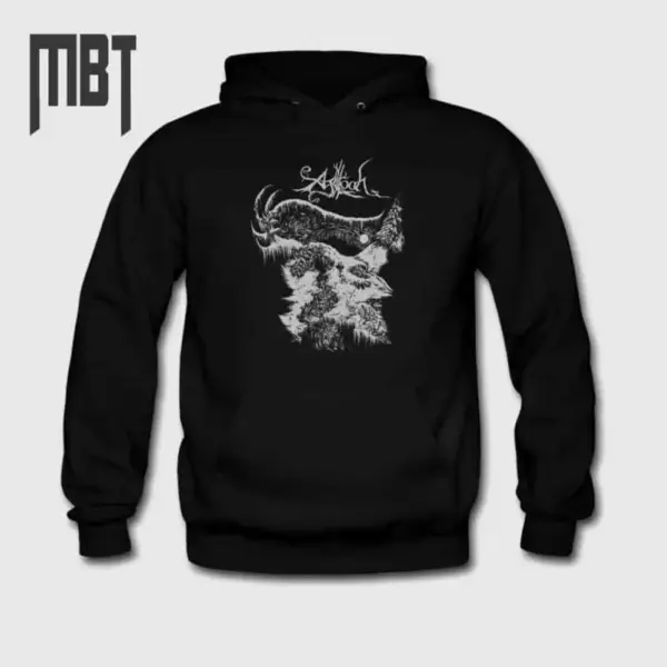 Agalloch Band Hoodie, Agalloch Logo Hooded Sweatshirt
