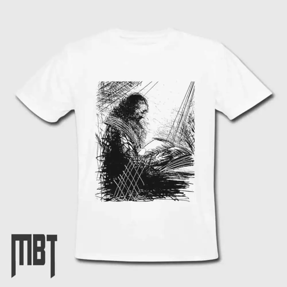 Agalloch Band T-Shirt, Agalloch Faustian Echoes Cover Tee-Shirt