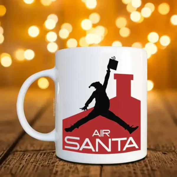 Air Jordan Mug, Air Santa Christmass Coffee Mug