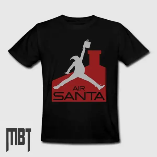 Air Jordan T-Shirt, Santa Claus Christmass Tee-Shirt