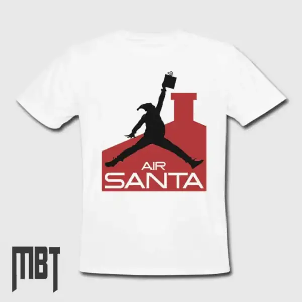 Air Jordan T-Shirt, Santa Claus Christmass Tee-Shirt
